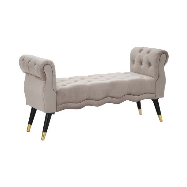 Sivorjava žametna klop Paris – Mauro Ferretti-image-2