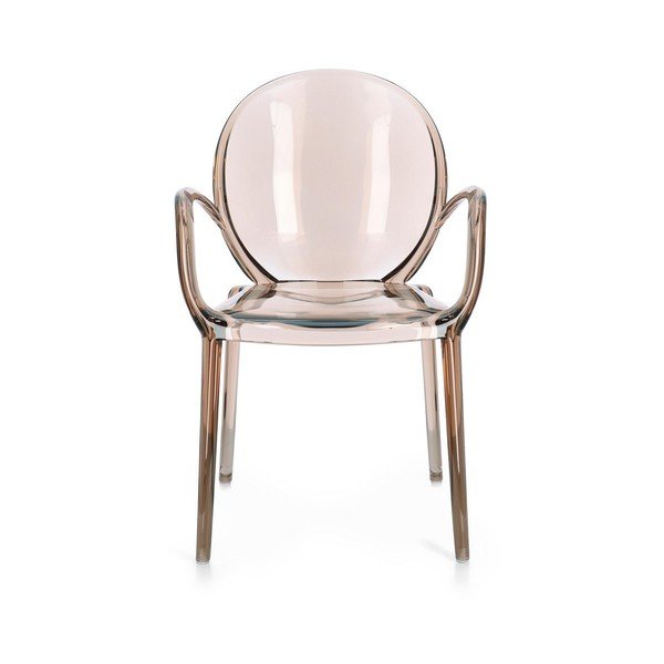 Svetlo rjav plastičen vrtni stol Camilla – Bizzotto-image-2