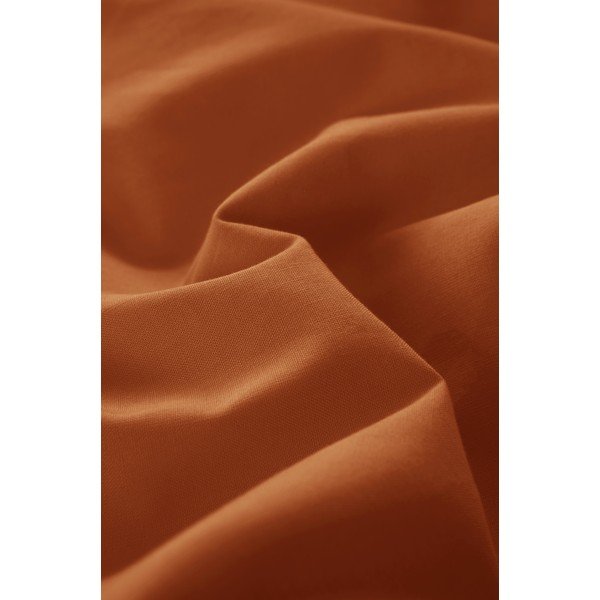 Enojna posteljnina iz organskega bombaža v barvi terakote 140x200 cm Zack – Jotex-image-3