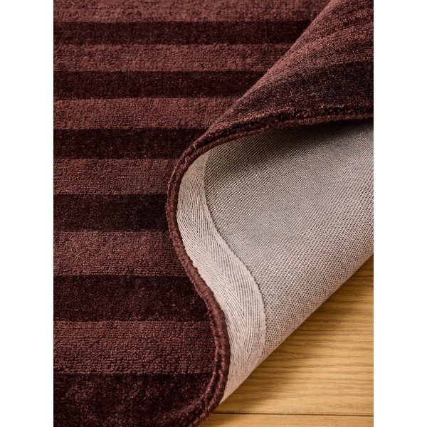 Bordo rdeča ročno tkana preproga iz recikliranih vlaken 160x230 cm Connor – MADE-image-4