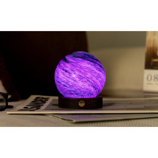 Temno rjava/v temni naravni barvi svetlobna dekoracija na USB ø 8 cm Stellar Ocean – Gingko-image-3