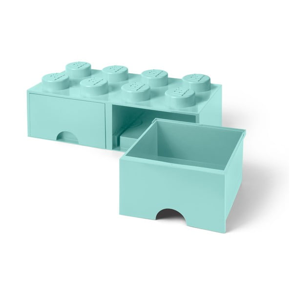 Mint zelena škatla za shranjevanje z dvema predaloma LEGO®-image-4
