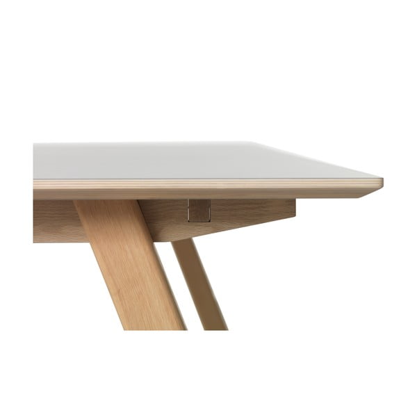 Siva jedilna miza Unique Furniture Bilbao, 180 x 90 cm-image-4