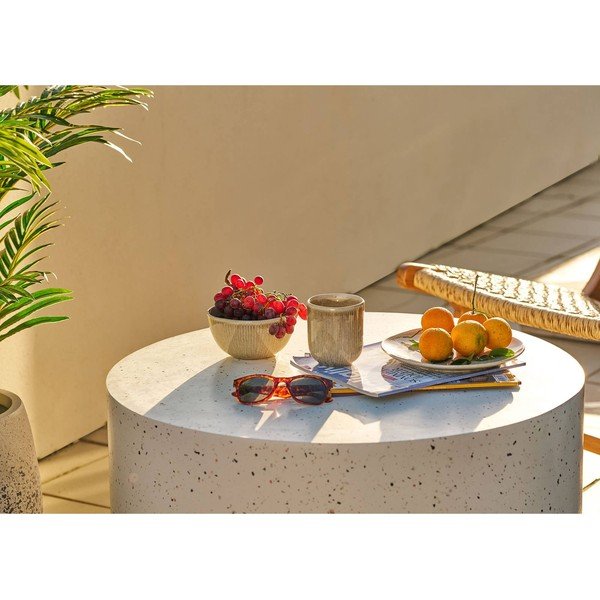 Sivo-bež krožniki v kompletu 4 ks iz kamenine ø 21 cm Viola – House Nordic-image-3