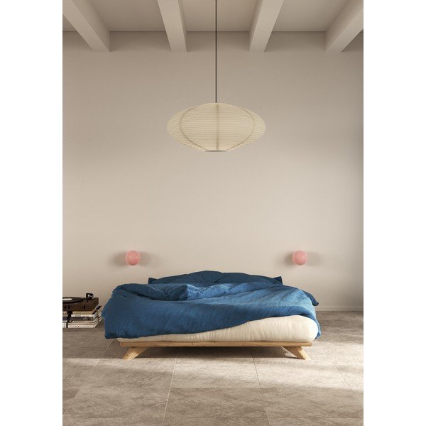 Zakonska postelja iz borovega lesa z letvenim dnom Karup Design Senza Bed Natural, 180 x 200 cm-image-4