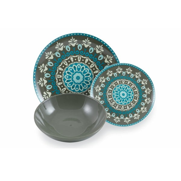 Jedilni servis iz porcelana in lončenine 18 kos Cala Jondal - VDE Tivoli 1996-image-4