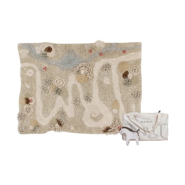 Bež bombažna otroška igralna preproga 120x160 cm Path of Nature – Lorena Canals-image-3