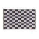 Antracitno sivo-bež kopalniška preproga za tuš kabino iz organskega bombaža 50x80 cm Retro – Mette Ditmer Denmark