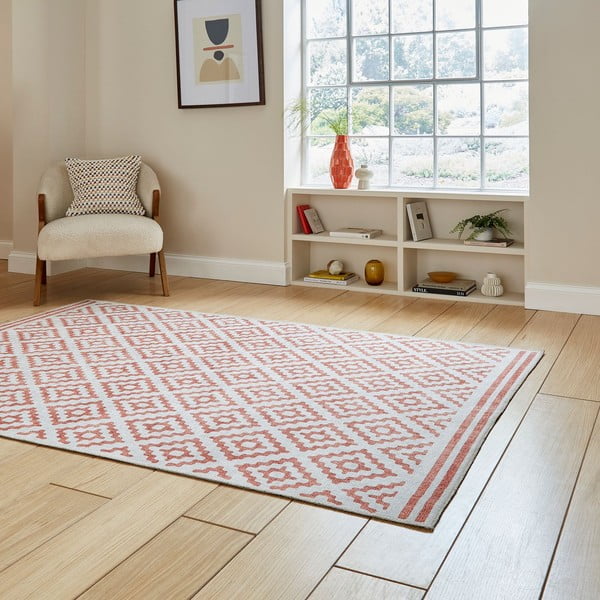 Oranžna pralna preproga 152x230 cm Coral Orange – Think Rugs-image-2