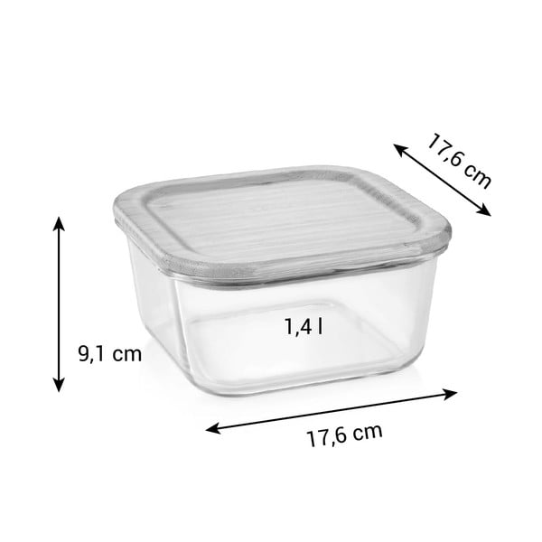 Steklena posoda za shranjevanje živil Online – Tescoma-image-1