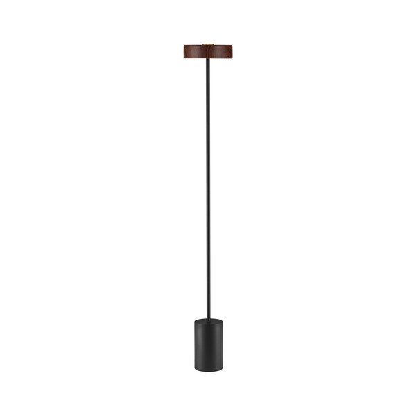 Črna/v temni naravni barvi kovinska LED stoječa svetilka (višina 135 cm) Thea – Nova Luce