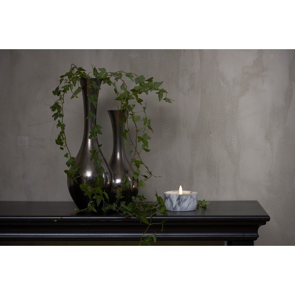 Sivo-bela betonska LED sveča Star Trading Flamme Marble, višina 7,5 cm-image-2