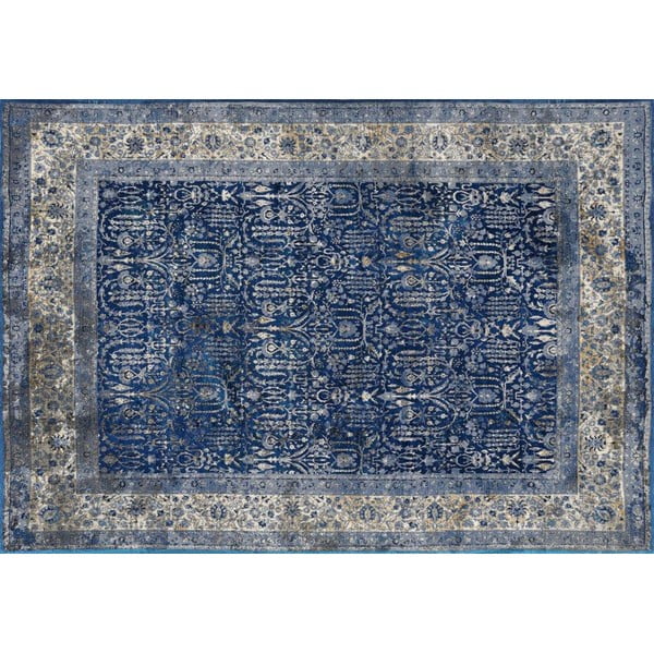 Modro-siva preproga Floorita Tabriz, 160 x 230 cm-image-1