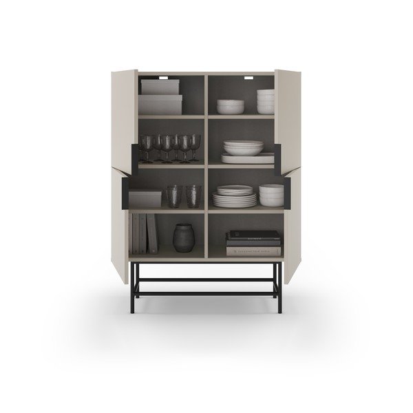 Kremno bela omarica 100x128 cm Eldia – Marckeric-image-3