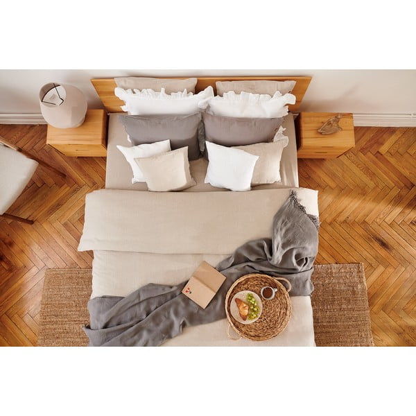 Zakonska postelja iz bukovega lesa 180x200 cm Greg 1 - The Beds-image-4