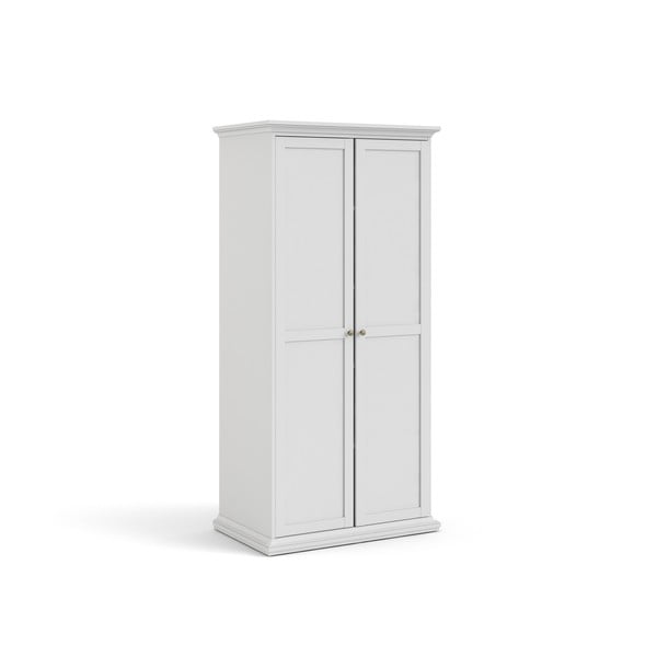Bela garderobna omara 96x201 cm Paris – Tvilum-image-4