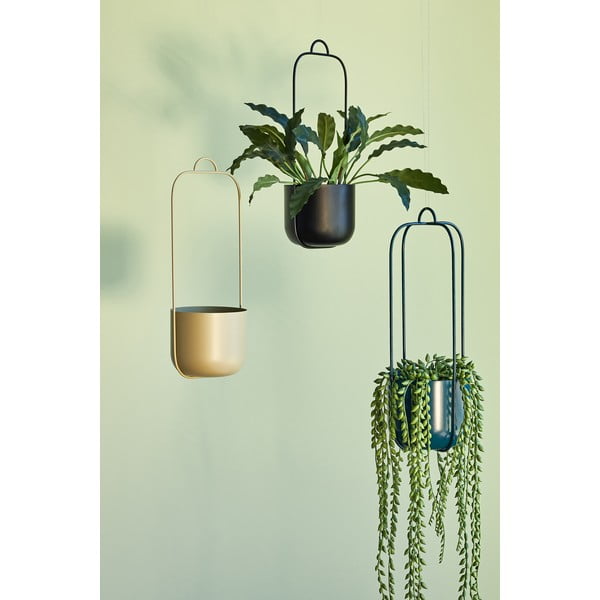 Kovinski viseči podstavki za cvetlične lonce v kompletu 2 ks ø 16 cm Lotus – Hübsch-image-3