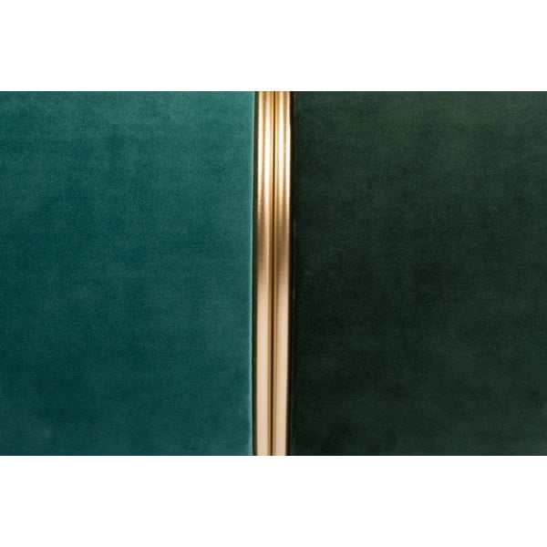 Zelen/turkizen žameten tabure Bubbly – White Label-image-2