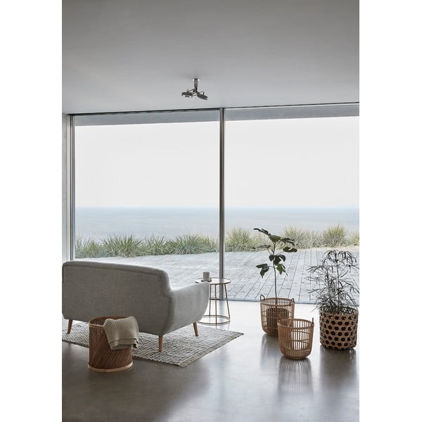 Komplet 2 košar za shranjevanje iz bambusa Hübsch Tareo-image-1