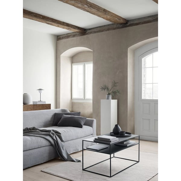 Črna kovinska mizica 50x90 cm Fera – Blomus-image-1