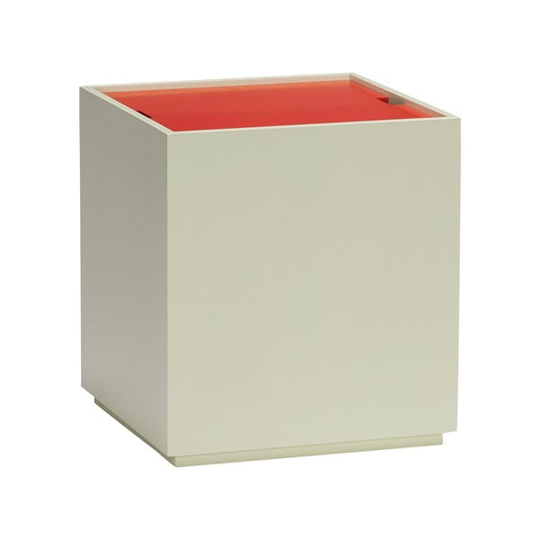 Rdeča/svetlo zelena skrinja iz masivnega jesena 40x45 cm Vault – Hübsch-image-2