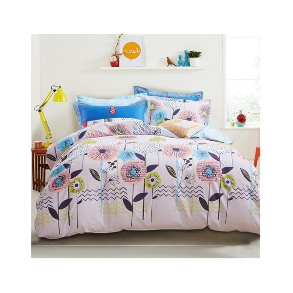 DecoKing Hawkbits posteljno perilo za eno osebo, 135 x 200 cm