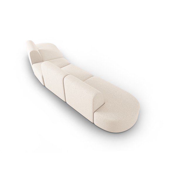 Kremno bela sedežna garnitura 412 cm Shane – Micadoni Home-image-4