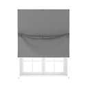 Siv zatemnitven okenski senčnik 122x142 cm Nightfall – Umbra