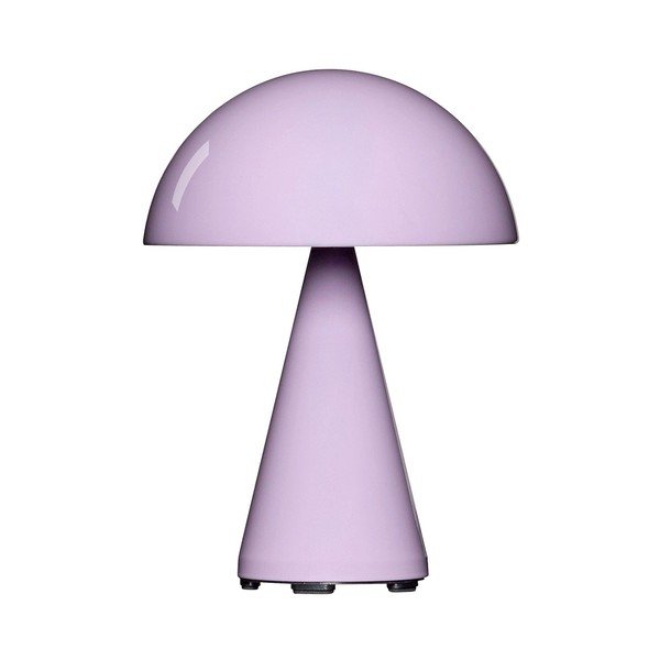 Svetlo rožnata LED zatemnitvena namizna svetilka (višina 20 cm) Mush – Hübsch