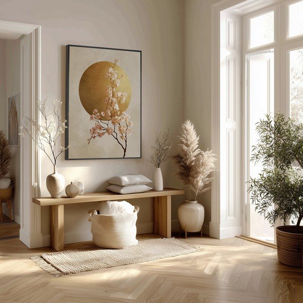 Tiskana slika z okvirjem 60x80 cm Cherry Blossoms – Styler-image-2