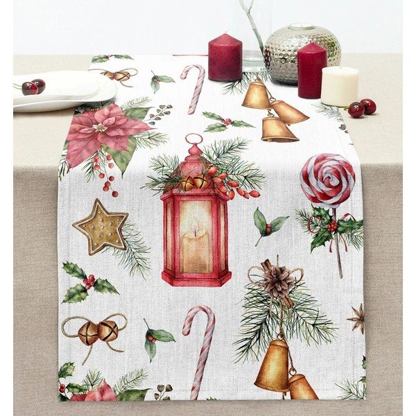 Namizni tekač z božičnim motivom 45x140 cm Merry Christmas – Mila Home-image-1
