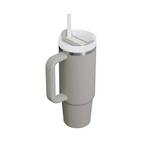 Svetlo siva termovka s slamico iz nerjavečega jekla 890 ml Quencher H2.O FlowState™ Tumbler Ash – Stanley-image-2
