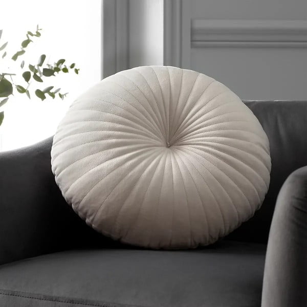 Žametna okrasna blazina ø 40 cm Round Soft Touch – Catherine Lansfield-image-1