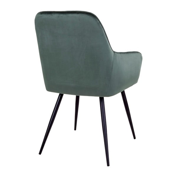 Temno zeleni oblazinjeni jedilni stoli v kompletu 2 ks Harbo – House Nordic-image-4