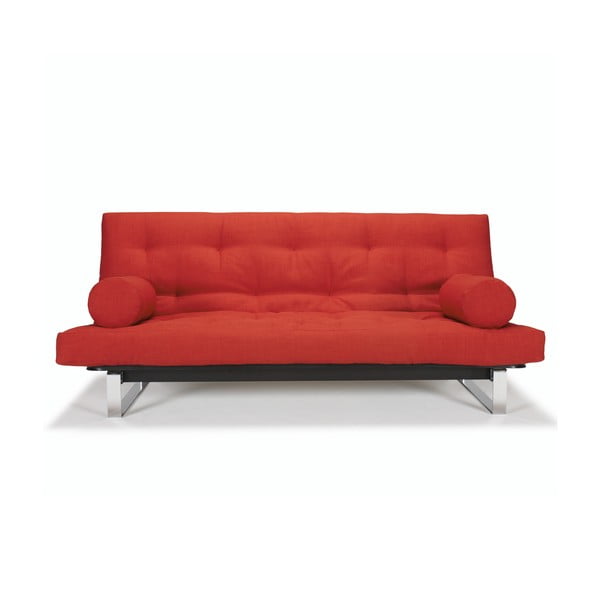 Rdeča raztegljiva kavč postelja Inovacija Minimum