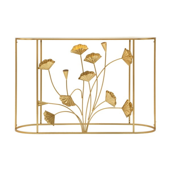 Stranska mizica v zlati barvi 40x120 cm Flow – Mauro Ferretti-image-4