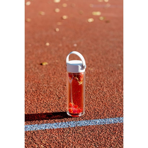 Mentolno zelena steklena steklenica za vodo 350 ml Fuori – Vialli Design-image-1