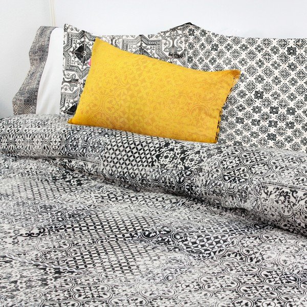 Komplet 2 bombažnih vzglavnikov Happy Friday Bagru-image-1