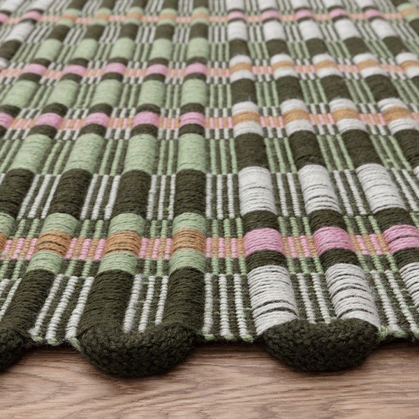 Kaki zelena ročno tkana preproga 160x230 cm – Asiatic Carpets-image-2