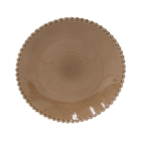 Costa Nova Pearl kakavovo rjav lončen krožnik, ⌀ 28 cm