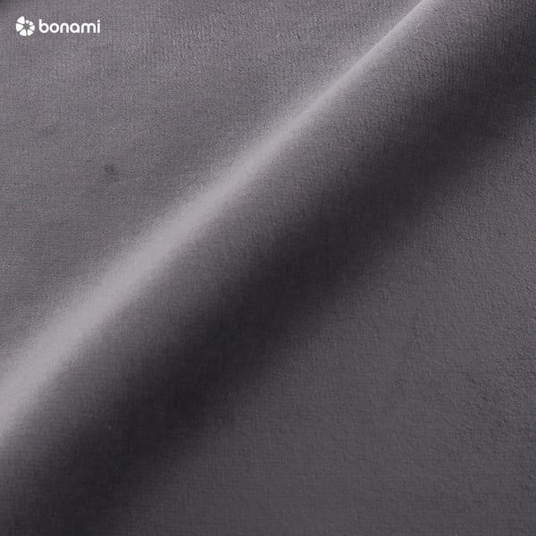 Temno siva oblazinjena zakonska postelja s prostorom za shranjevanje in letvenim dnom 160x200 cm Elio – Milo Casa-image-1