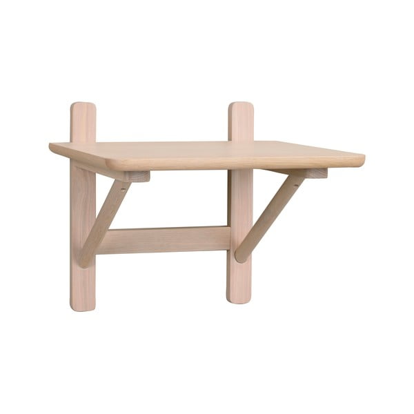 Nočna omarica v hrastovem dekorju s policami Camrose - Rowico-image-3