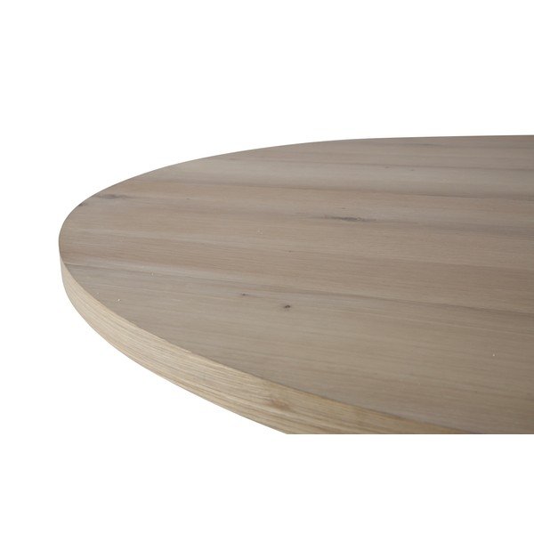 Okrogla jedilna miza s črnimi nogami Canett Maison, ø 120 cm-image-2