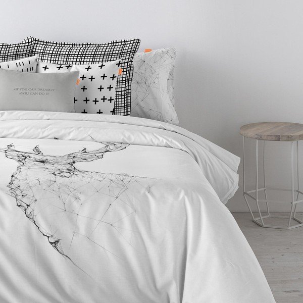 Bombažna odeja Blanc Hill, 200 x 200 cm-image-2