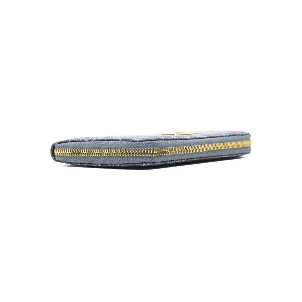 Modra usnjena ženska denarnica Alviero Martini Denim-image-1