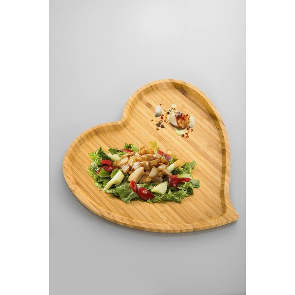 Bambusov servirni pladenj Bambum Amor, 27 cm-image-1