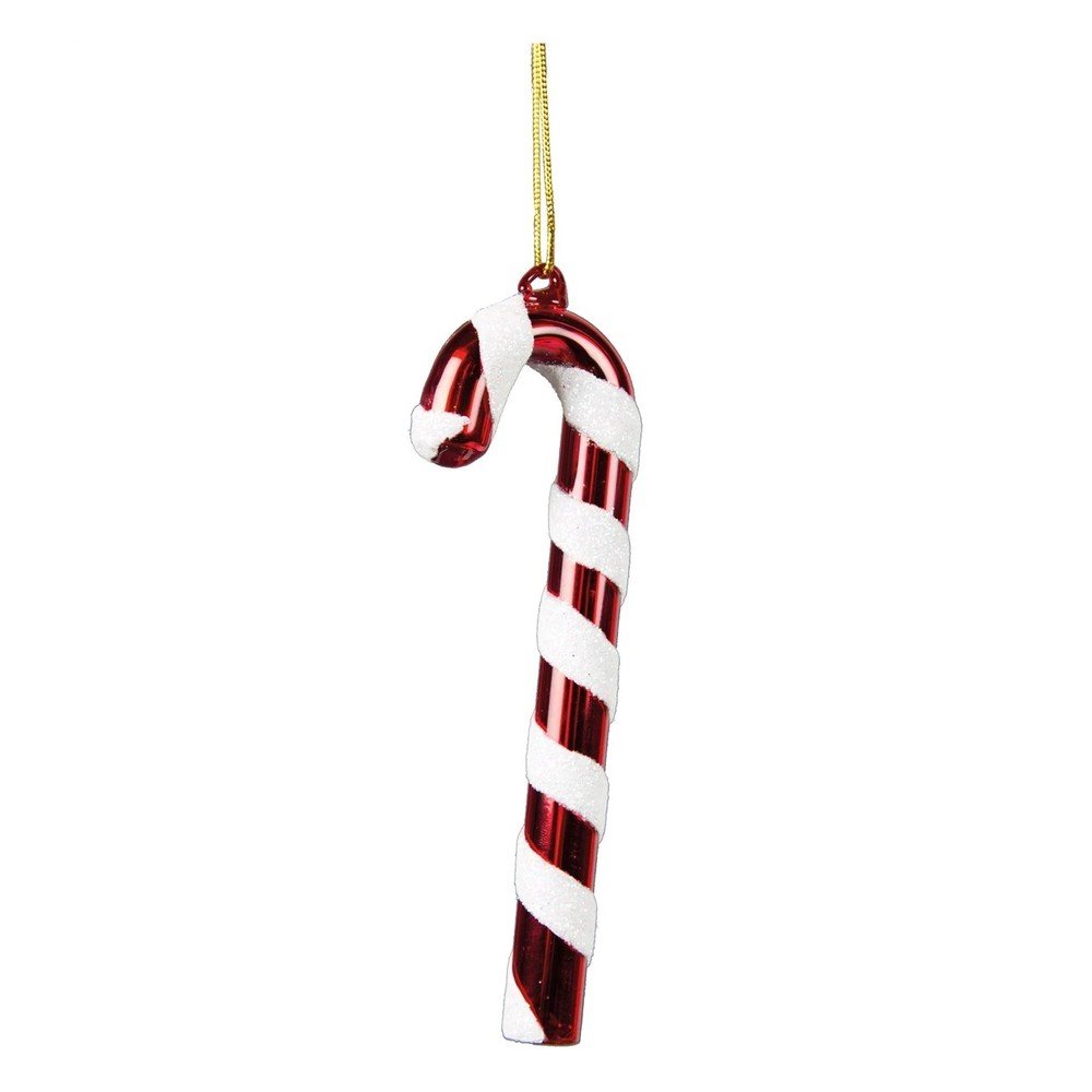 Steklen okrasek za jelko 1,5 cm Sweet As Candy Cane