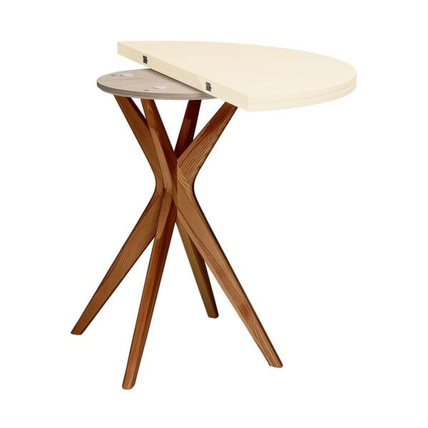 Okrogla raztegljiva jedilna miza 45x90 cm Jubi – Ragaba-image-3