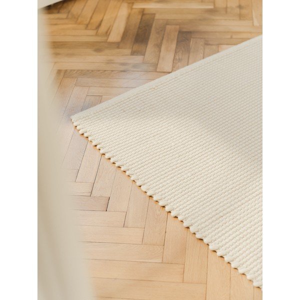 Bež ročno tkana volnena preproga 170x240 cm Talo – noo.ma-image-3