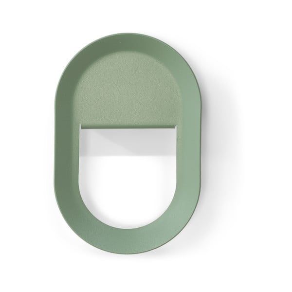 Prašno zelen jeklen stenski obešalnik Coucou – Spinder Design-image-4